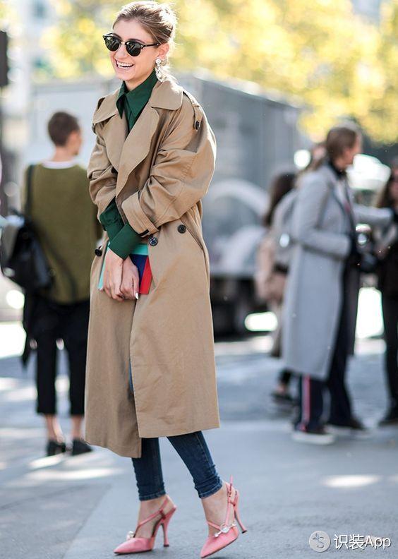 30套专属春天的风衣穿搭 一整月天天换都不重样
