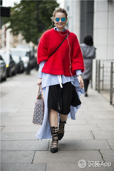 衬衫露一截 时髦一大截(还不快穿起来)!