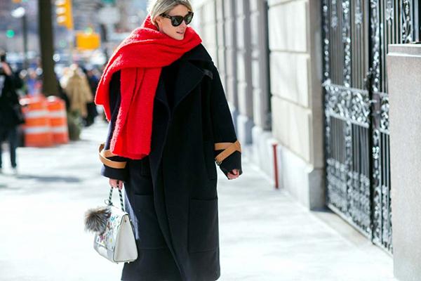 什么外套配什么围巾,保暖也讲套路