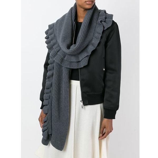 什么外套配什么围巾,保暖也讲套路