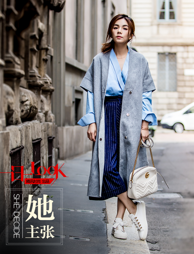 一日一LOOK Ella马甲外套 穿出我滴潮范儿