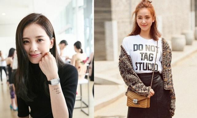 刘诗诗江疏影都换上半丸子半马尾!头发,还是扎一半最时髦!