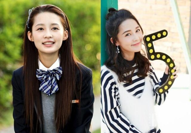 刘诗诗江疏影都换上半丸子半马尾!头发,还是扎一半最时髦!