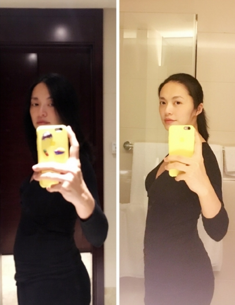 朱丹、孙怡怀孕四肢仍纤细,她们是怎么做到怀孕只胖肚子的?