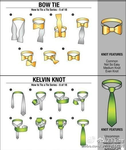 领带系法